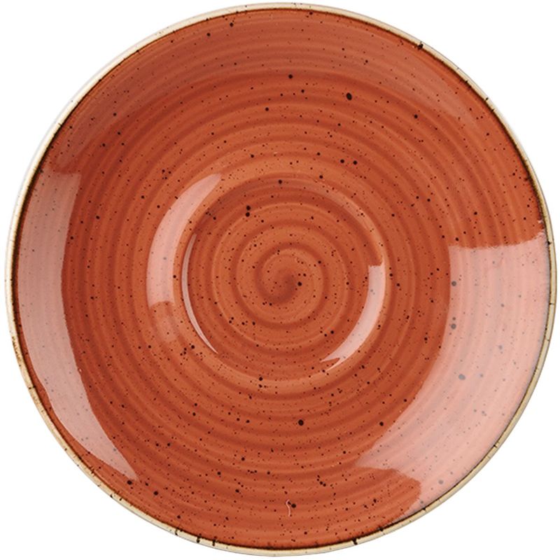 Cappuccino Saucer 15.6 cm Stonecast Spiced Orange - Churchill