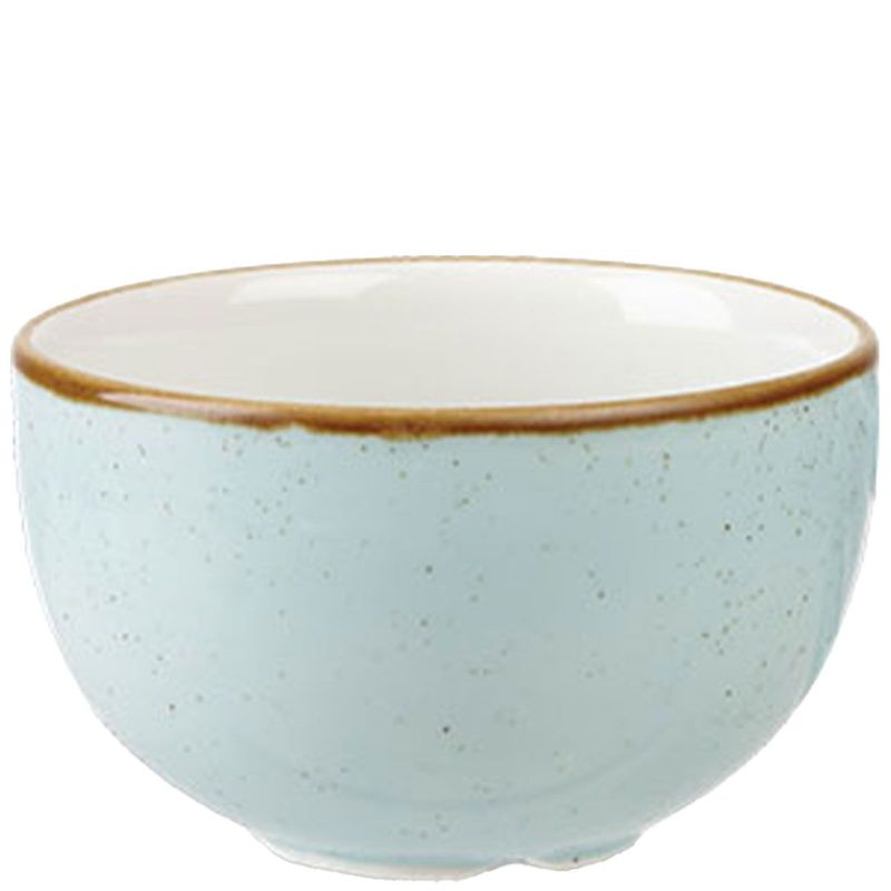 Churchill 22,7 cl open sugar bowl Stonecast Duck Egg Blue super vitrified porcelain horeca use