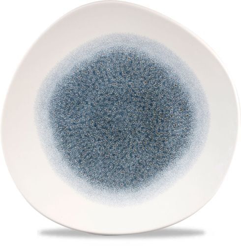 Organic Plate 26.4 cm Studio Prints Raku Topaz Blue - Churchill