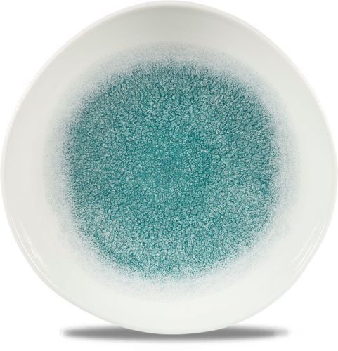 Organic Plate 26.4 cm Studio Prints Raku Jade Grey - Churchill