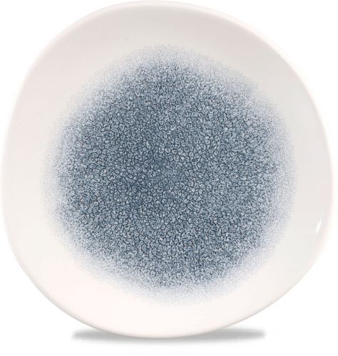 Organic Plate 21 cm Studio Prints Raku Topaz Blue - Churchill