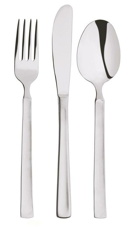 Abert Brinner table knife in polished stainless steel