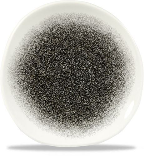 Organic Plate 18.6 cm Studio Prints Raku Quartz Black - Churchill