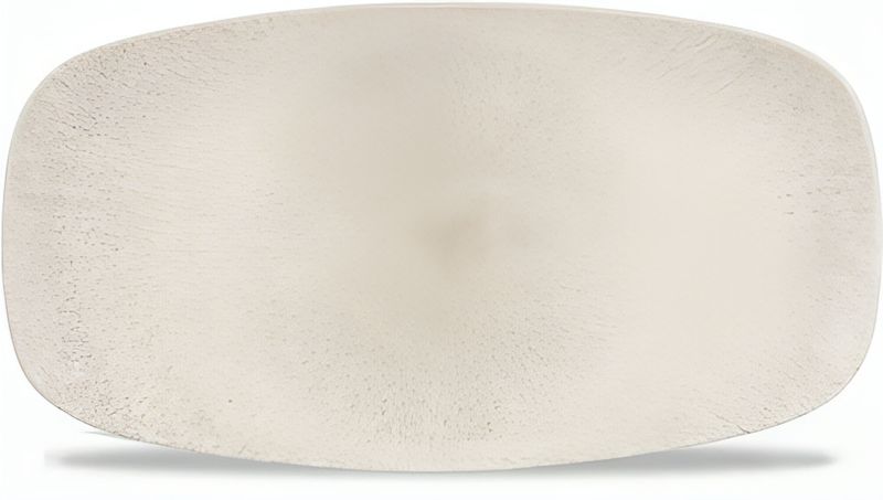 Oblong Plate 35.5 x 18.9 cm Studio Prints Raku Agate Grey - Churchill
