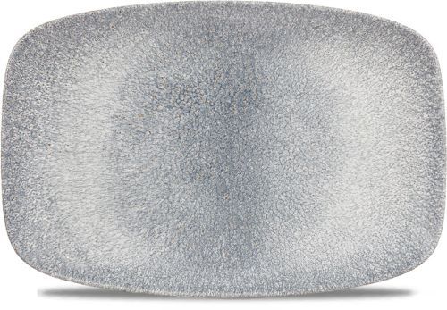 Oblong Plate 30 x 19.9 cm Studio Prints Raku Topaz Blue - Churchill