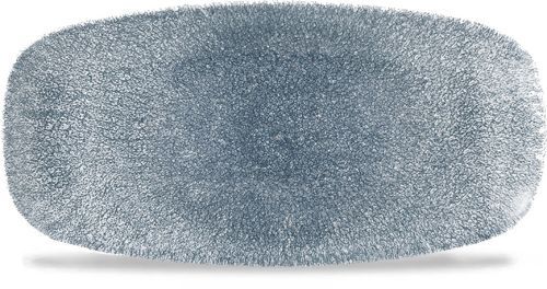 Oblong Plate 26.9 x 12.7 cm Studio Prints Raku Topaz Blue - Churchill
