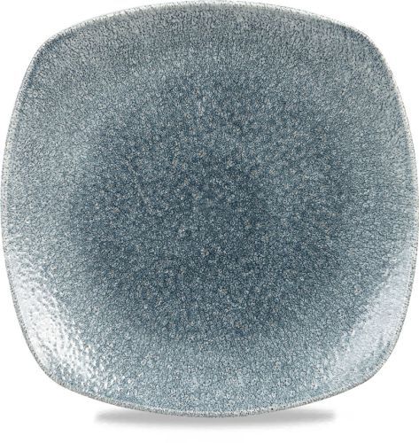Square Plate 25.2 cm Studio Prints Raku Topaz Blue - Churchill