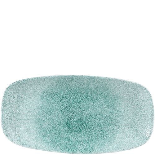 Oblong Plate 29.8 x 15.3 cm Studio Prints Raku Jade Grey - Churchill