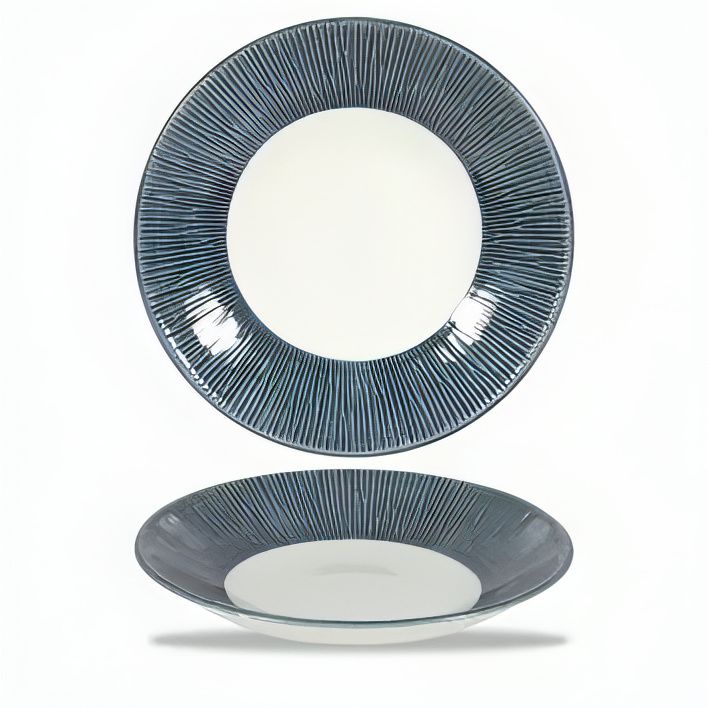 Deep Plate 25.5 cm Bamboo Spinwash Mist - Churchill
