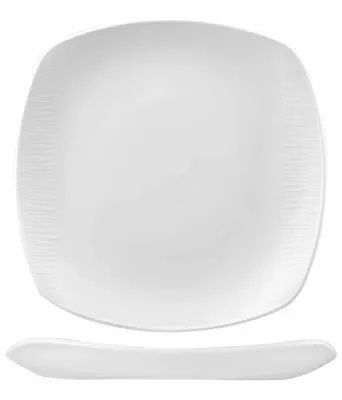 Square Plate 25.5 cm Bamboo Glass - Churchill