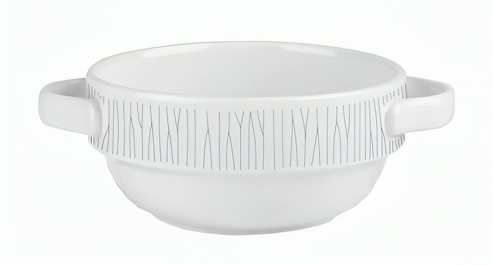 Stackable Bowl with Handles 36 cl Bamboo Glass - Churchill