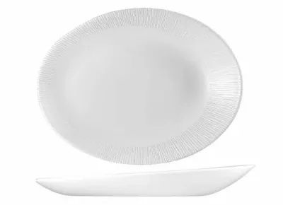 Oval Plate 19.5 x 15 x 2.5 cm Bamboo Glass - Churchill