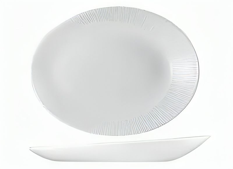 Oval Plate 19.5 x 15 x 2.5 cm Bamboo Glass - Churchill