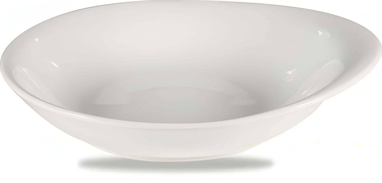 Deep Plate 18.5 x 16.8 cm Bit On The Side White - Churchill