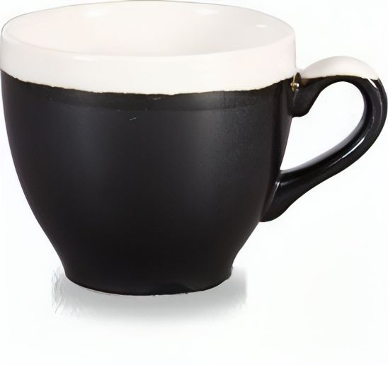 Espresso cup 10 cl Monochrome Onyx Black - Churchill
