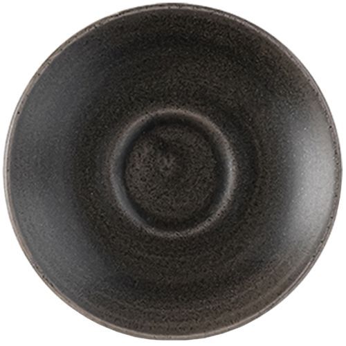 Espresso Untertasse 11,8 cm Stonecast Patina Iron Black - Churchill
