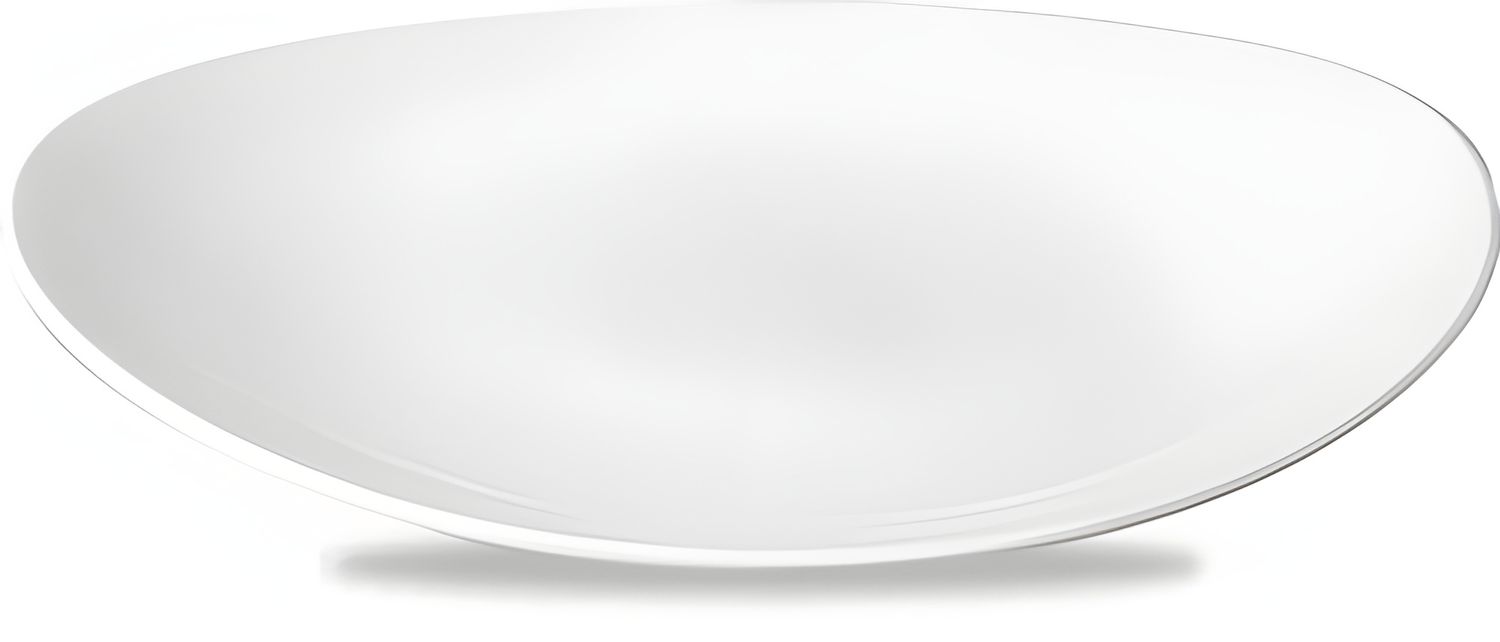 Oval Plate 31.7 x 25.5 cm Orbit White - Churchill