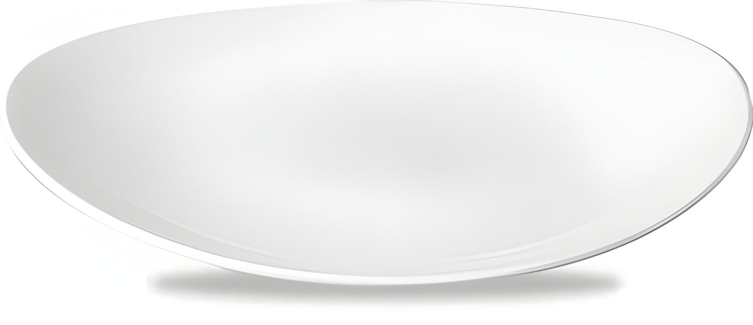 Oval Plate 23.8 x 20 cm Orbit White - Churchill