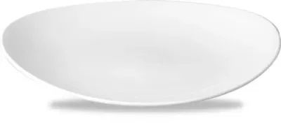 Ovaler Teller 19,2 x 16 cm Orbit White - Churchill