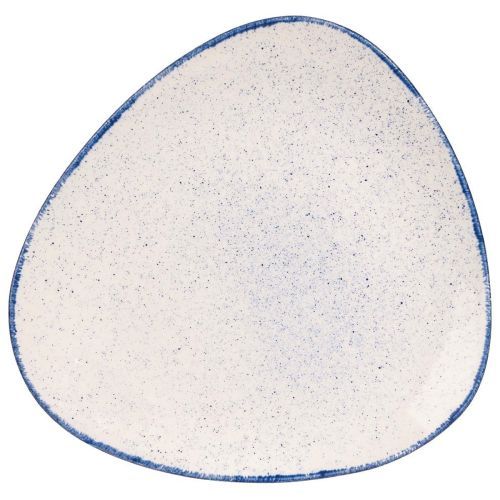 Dreieckiger Teller 31,1 cm Stonecast Hints Indigo Blue - Churchill