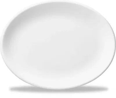 Oval Plate 28 cm White - Churchill