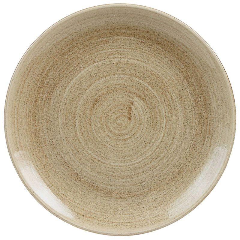 Flat Plate 26 cm Stonecast Patina Antique Taupe - Churchill
