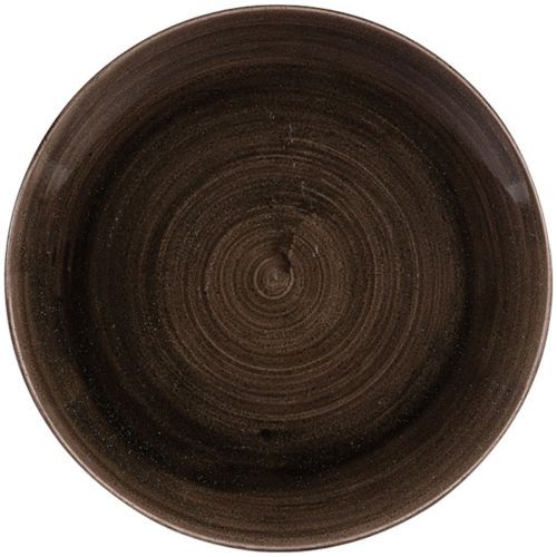 Tiefer Teller 24,8 cm Stonecast Patina Iron Black - Churchill