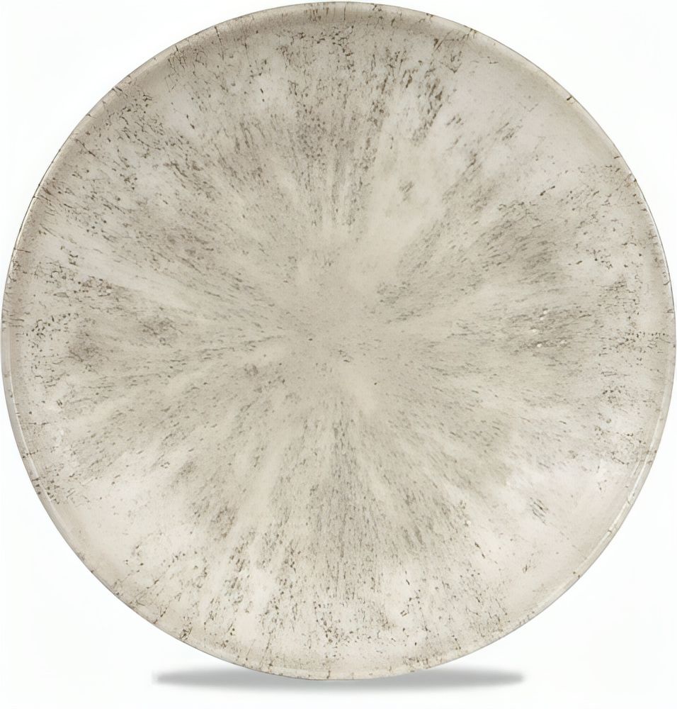 Flat Plate 21.7 cm Studio Prints Stone Agate Grey - Churchill