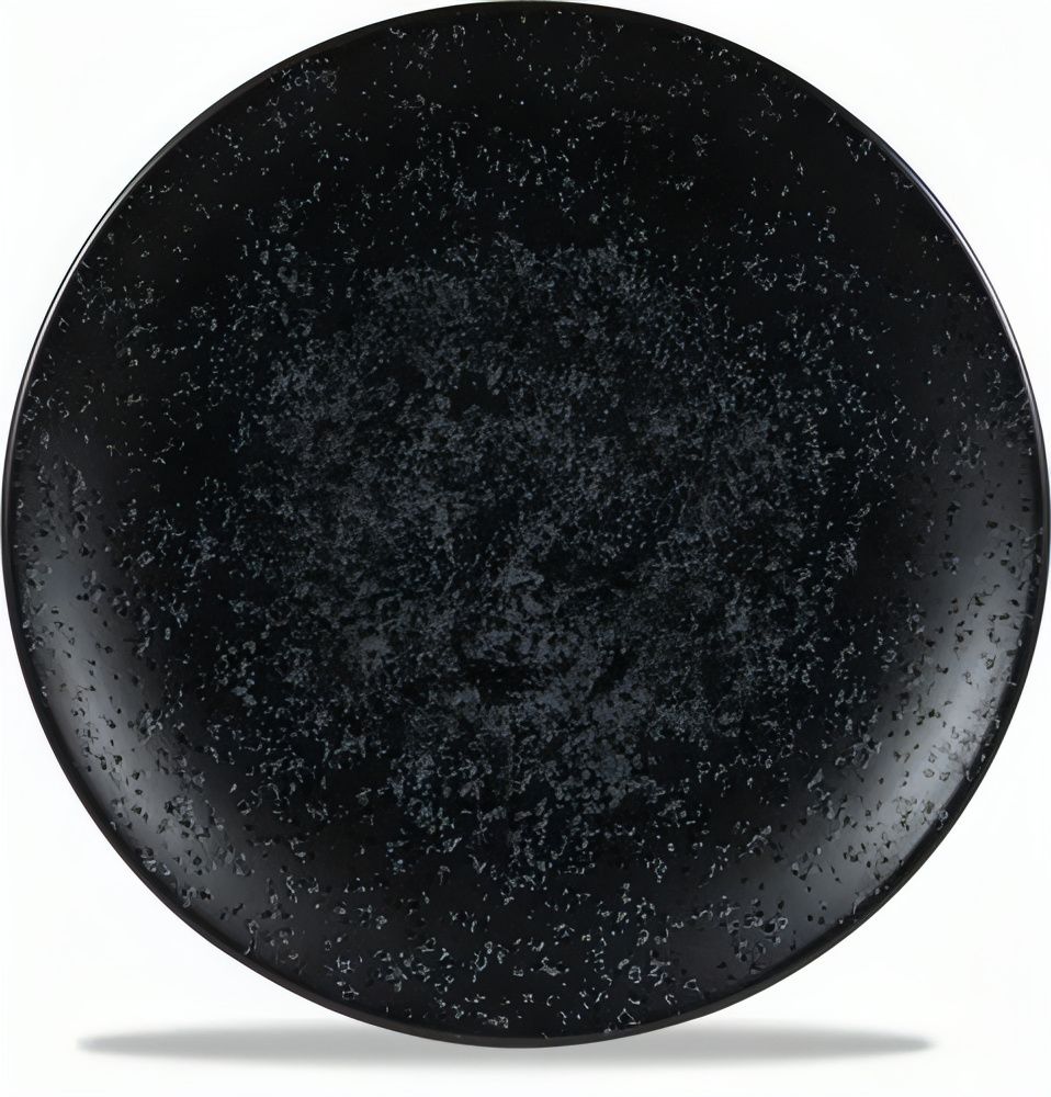 Flat Plate 15.5 cm Menu Shades Caldera Ash Black - Churchill