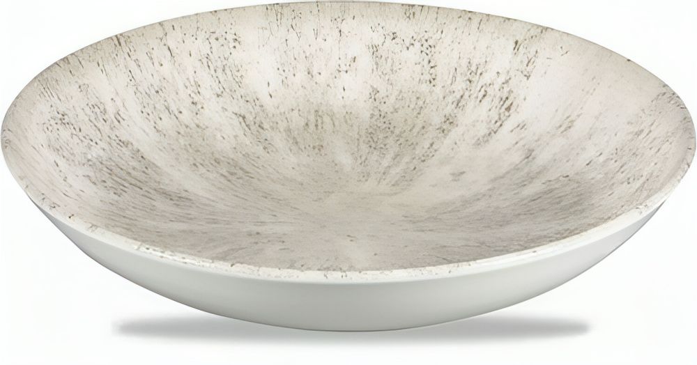 Deep Plate 24.8 cm Studio Prints Stone Agate Grey - Churchill