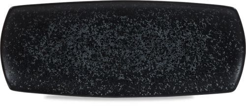 Rectangular Plate 35.5 x 14.2 cm Menu Shades Caldera Ash Black - Churchill