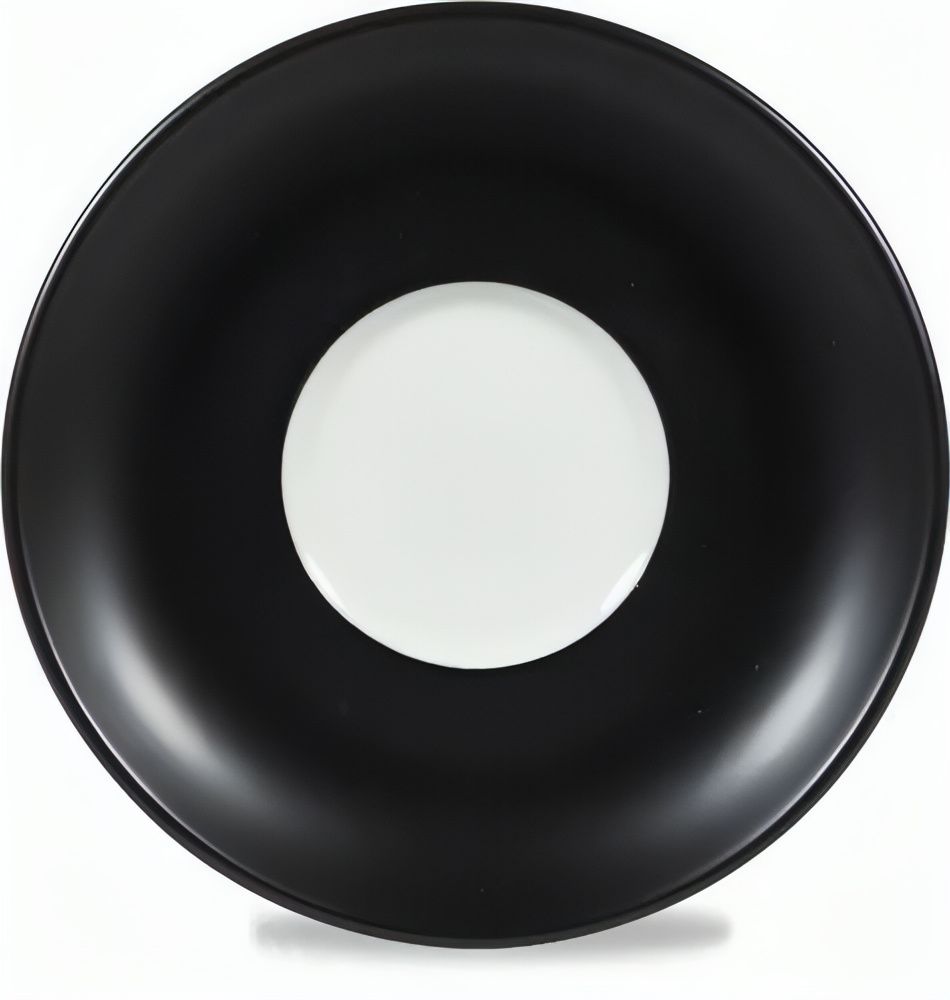 Espresso Saucer 12.7 cm Menu Shades Caldera Ash Black - Churchill
