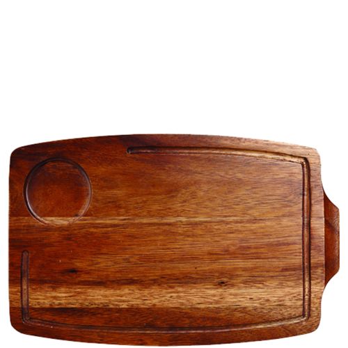 Serving Tray 1 Recess 34 X 22 Cm Buffet Wood - Churchill