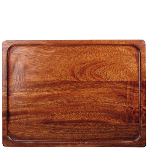 Serving Tray With 4 Indentations 32 X 24 Cm Buffet Wood - Churchill