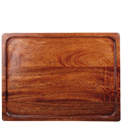 Serving Tray With 4 Indentations 32 X 24 Cm Buffet Wood - Churchill
