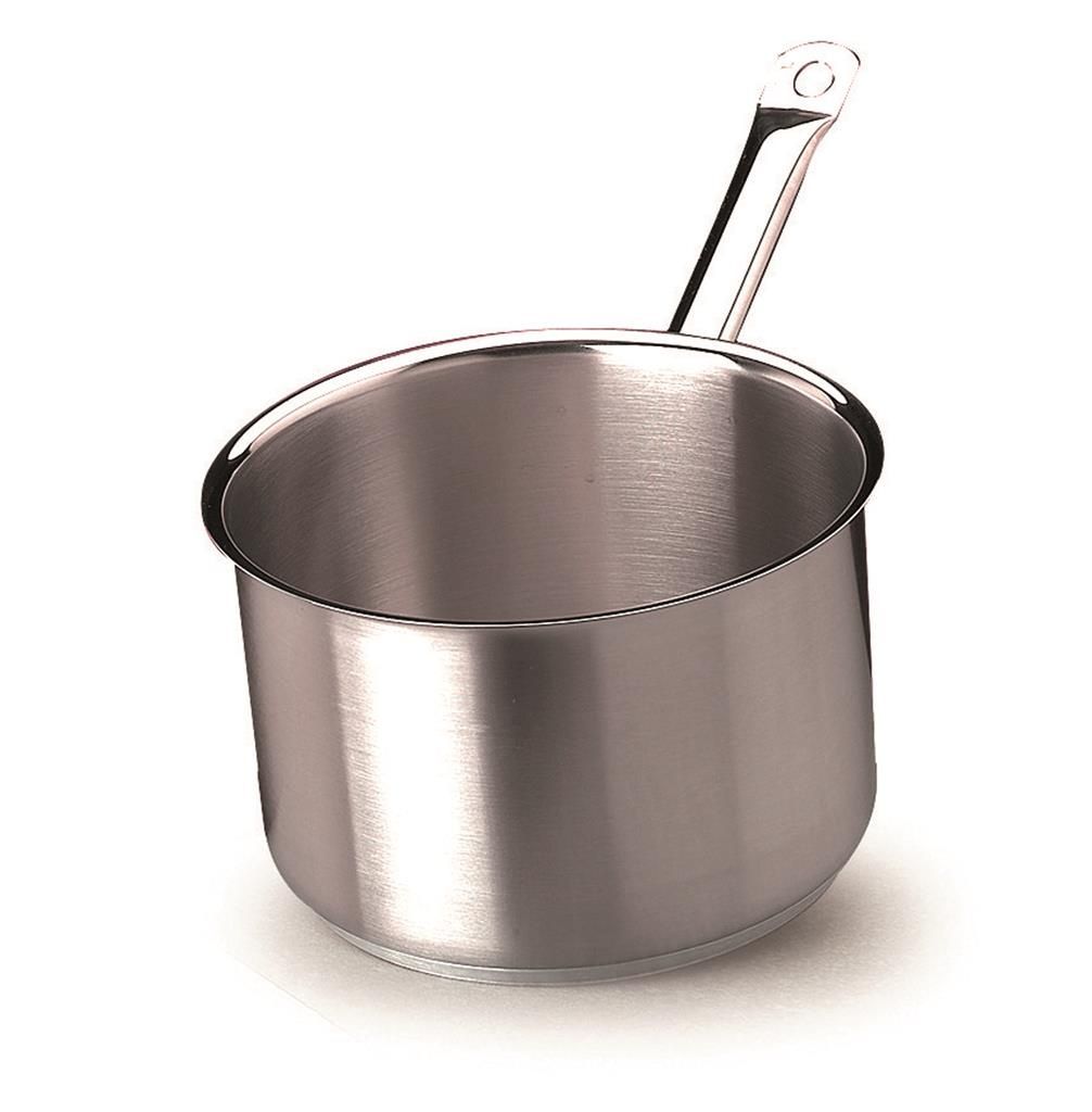 Tall Saucepan with 1 Handle 28 cm Stainless Steel Induction 3 mm - Agnelli