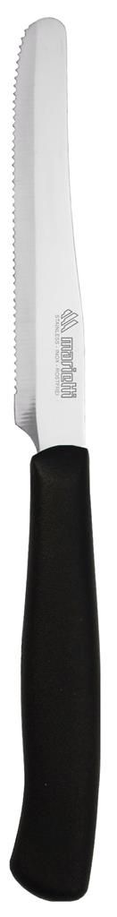 Set of 6 Table Knives 215 mm Black - Marietti