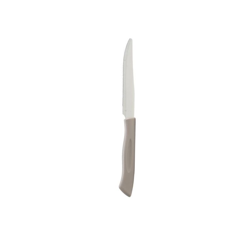 Set of 6 Steak Knives 23 cm Top Taupe - Marietti