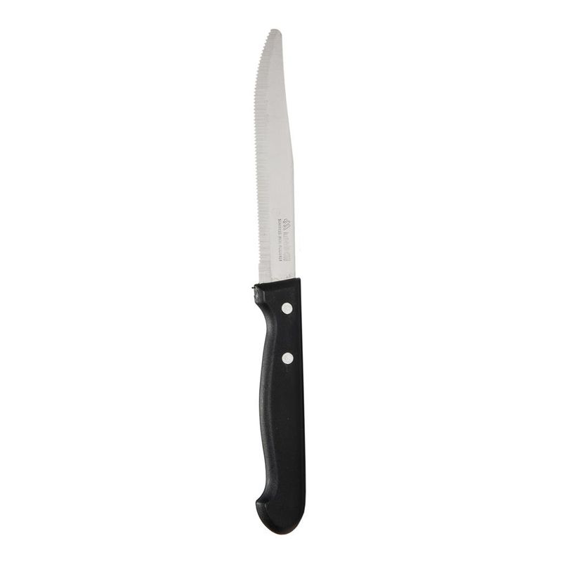 Set of 6 Steak Knives 216 mm Black - Marietti