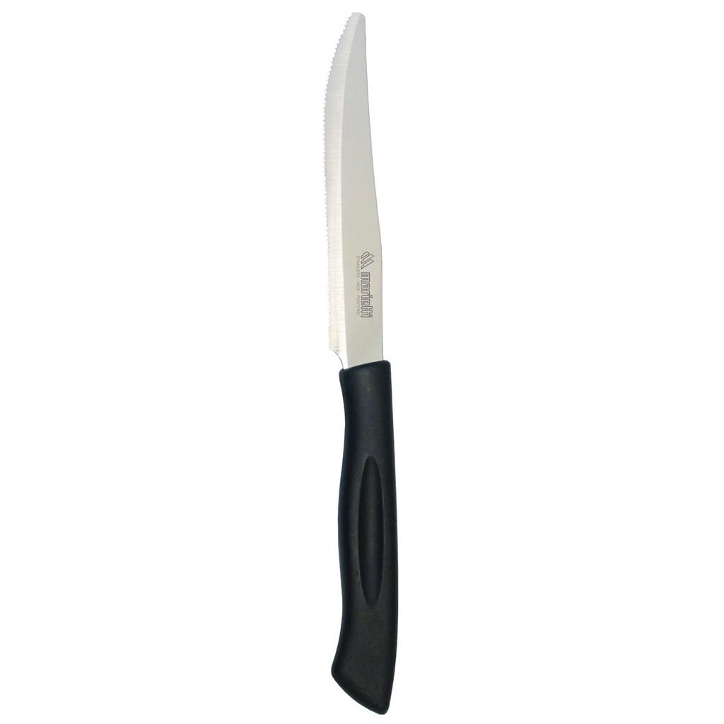 Set of 6 Steak Knives 23 cm Top Black - Marietti
