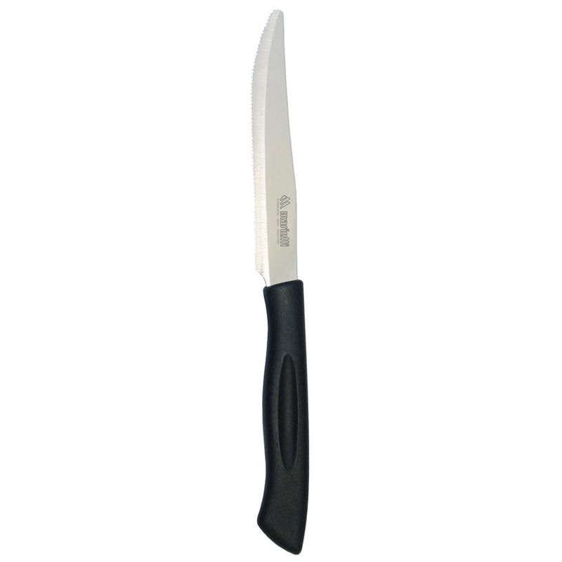 Set of 6 Steak Knives 23 cm Top Black - Marietti