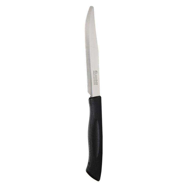 Set of 6 Steak Knives 220 mm Black - Marietti