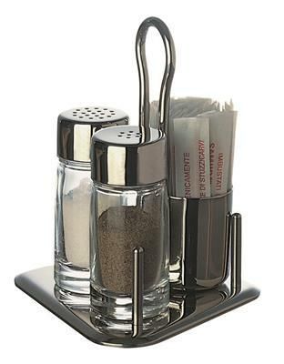 Salt/Pepper/Toothpick Set - Piazza
