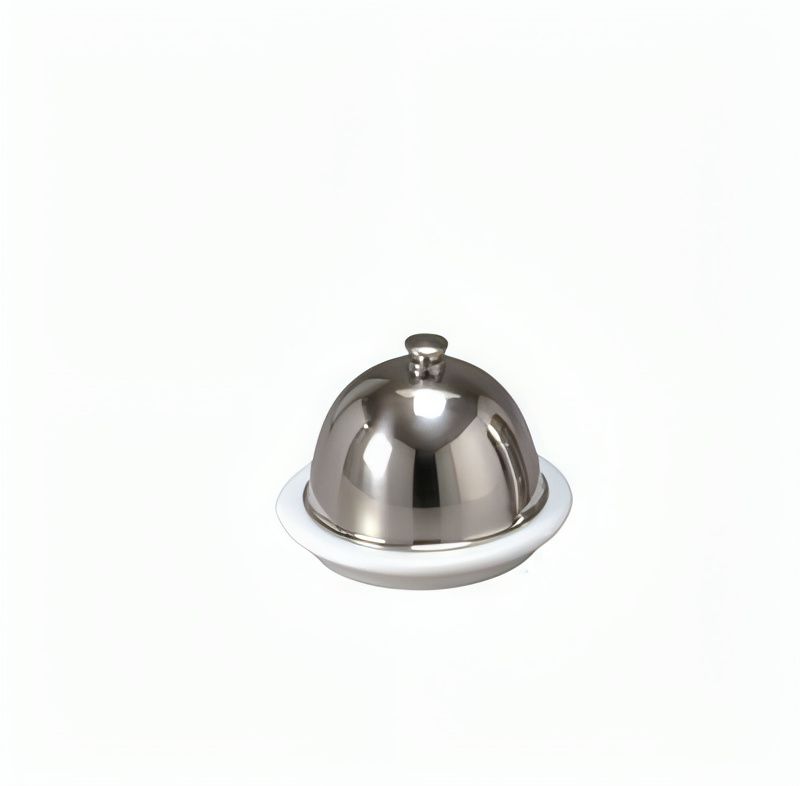Butter Dish with Lid in Steel - Tirolix