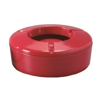 Windproof Ashtray 12.5 cm Red Melamine - Tirolix