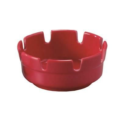 Ashtray 10 cm Red Melamine - Tirolix