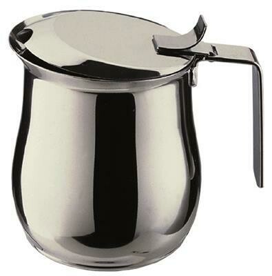 Ilsa milk jug Mignon Alpi 7 cl stainless steel with lid single portion horeca