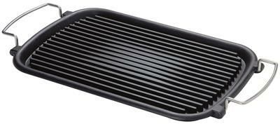 Ilsa Grill plate enameled cast iron 37x24 Atollo rectangular horeca