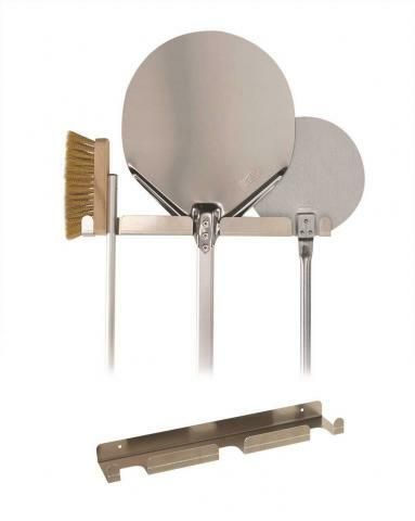 Wall-Mounted Peel Holder 3 Slots in Aluminum 41.5 x 8 cm - Gi.Metal