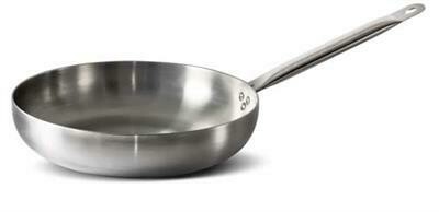 Abert stainless steel pan 40 cm with one handle for horeca